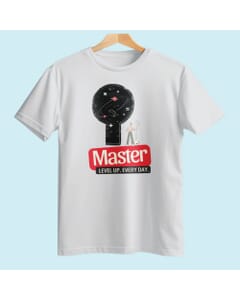 Master GB Pima Round Neck T-Shirt White